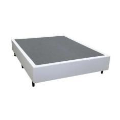 Base Box Viuvão Blindado Linhão Branco 128Cm de Largura - Imperium do 