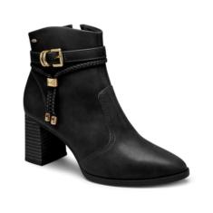 Bota Feminina Dakota Salto Blocado Bico Fino Preto 38