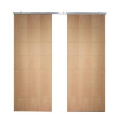 Porta Dupla de Correr P/ Verniz Frisada F09 - 210x160