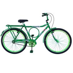 Bicicleta Aro 26 Urbana Barra Terra Forte Circular Rolamento Freio V Brake Rodas Aluminio Aero-Unissex