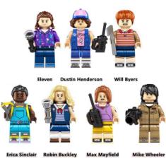 Boneco Blocos De Montar Coleção Stranger Things Bicicleta