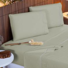 Jogo de Lençol Queen 200 Fios 4 Peças 100% Algodão - Suítes Sonhos, Be