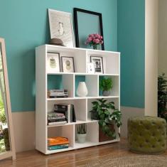 Estante para Livros com 10 Nichos 109cmx91cm Book - Artely, Branco