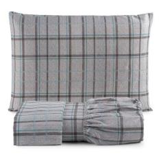 Jogo lençol cama grande king size tecido macio 200 fios - BELLA ENXOVA