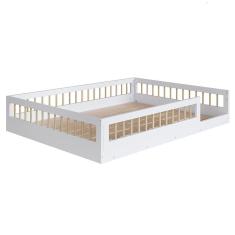 Cama Montessoriana Infantil 140cm Lumiar C06 Branco - Mpozenato