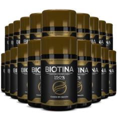 20x biotina 150% premium 400mg 60caps atacado - HF SUPLEMENTOS