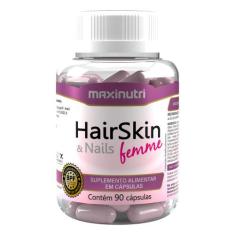 HairSkin Femme Biotina e Minerais 90 Capsulas Maxinutri