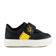 Tênis Infantil Klin Freestyle 259056 Preto/Amarelo-Masculino