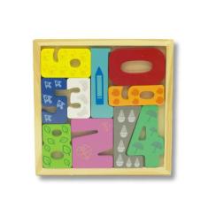 Brinquedo Educativo Quebra Cabeça Pedagógico Jogo de Encaixe Didático 