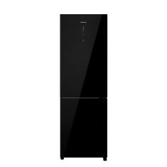 Geladeira Panasonic 407L Bottom Freezer BB41B Black Glass
