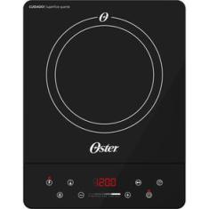 Cooktop de Indução Elétrico Oster OTOP100-220 1 Boca Vitrocerâmico Touch Screen Preto 220V