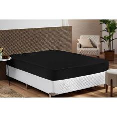Lençol Cama Casal Queen Avulso C/Elástico Premiun Liso