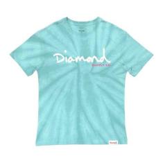 Camiseta Diamond OG Script Tie Dye - Masculina-Masculino