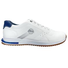 Tênis Casual Pegada Masculino Microfibra Branco 171604-02