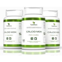 Kit Com 03 - Cálcio Mdk (Cálcio, Magnésio, Vitamina D e K2) 60 Capsula