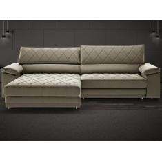 Sofá de Duplo Molejo com Carregador USB, Retrátil e Reclinável Viena 2