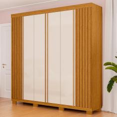 Guarda-Roupa Casal Suíça 6 Portas Linhamobília