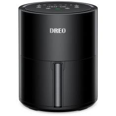 Fritadeira Elétrica AirFryer sem Óleo 4L com 9 Predefinições, 110V 1500W, DREO DR KAF002, Preto