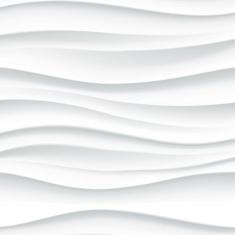 Papel De Parede 3D Efeito Ondas Grande Geometrico Adesivo