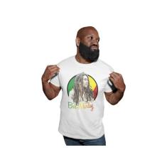 Camiseta Camisa Bob Marley Musica Cantor Reggae Is This Love Branca - 