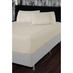 Jogo De Lençol Micropercal 600 Fios Diemond Queen 3 peças - Conforto &