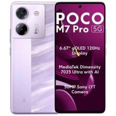Smartphone Xiaomi Poco M7 Pro 5G 256GB 12GB RAM Dual SIM Tela 6.67" - 