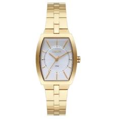Relógio Orient Feminino Lgss0059 S1kx Quadrado Dourado