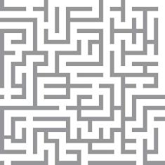 Papel de Parede Maze Gray
