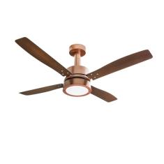 Venti-Delta Ventilador de Teto Vintage LED 4 P 127 V Cobre C3V, 254115, 130 W, Cobre Escovado