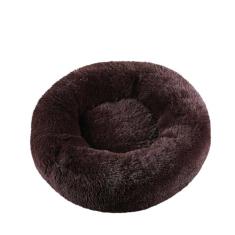 KAIJIE Cama calmante para cães e gatos, cama redonda macia e aconchegante para cães e gatos pequenos, médios e 60 cm de diâmetro