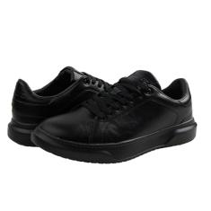 Mario Lopez Cruz – Tênis masculino moderno com cadarço, Preto, 41