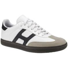 Tênis Feminino Casual Branco Preto Confortável Lazzlu, Branco, 36