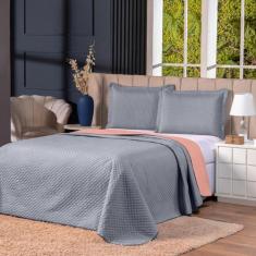 Jogo de Cama Liso de Verão Aconchego Toque Macio - DECORALAR, Casal, C