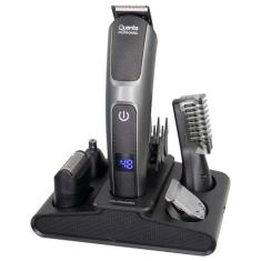 Barbeador Eletrico Quanta QTAPK20 - 12 Em 1 - Recarregavel - Preto e C