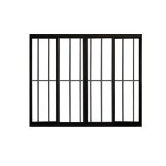 Janela de Correr 4 Folhas C/ Grade 1.00 X 1.50 - Hale