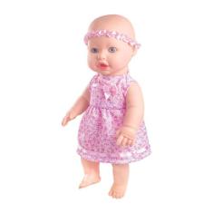 Boneca Baby Sapekinha Faz Xixi c/ Mamadeira e Fraldinha Milk - Milk Br