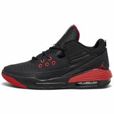 Nike Tênis de basquete masculino, Preto/Preto/Vermelho Universitário, 41