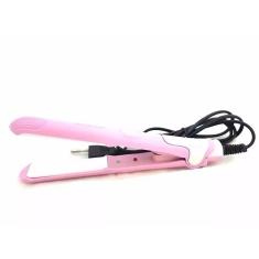 Mini Chapinha Prancha Cabelo Alisamento 17cm Bivolt Rosa