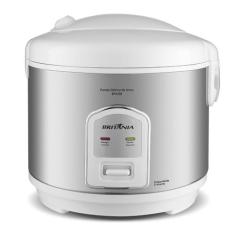 Panela de Arroz Britânia BPA5BI 5 xícaras, Cinza e Branco, 110V
