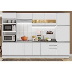 Cozinha Compacta Madesa Glamy GRGL33000109 Branco