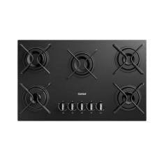 Cooktop 5 Bocas a Gás Consul com Grades Estáveis e Mesa de Vidro CD075