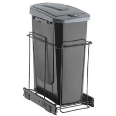 Lixeira 15 Litros Aramado Deslizante Para Armário Cozinha