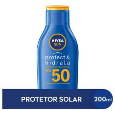 Protetor Solar Sun Protect & Hidrata Fps50 200ml Nivea Protect & Hidrata