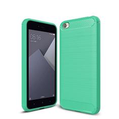 Capa para Xiaomi Redmi Note5A, capa de material de fibra de carbono, suave antiderrapante, macia, anti-impressões digitais, capa totalmente protetora para Xiaomi Redmi Note5A