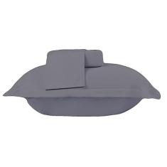 Jogo de Lençol Super King 100% Algodão Malha 3 Peças Macio - Bella Enx