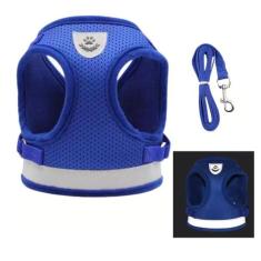 Peitoral Coleira Guia Cao Gato Cachorro Pet Colete Faixa Refletiva Ani