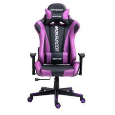 Cadeira Gamer MaxRacer Skilled Roxa Reclina 180 graus