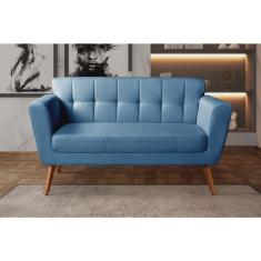 Namoradeira Sofá Bruna Moderna Decoração Sala Recepção