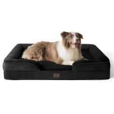 Cama de cachorro Bedsure ortopédica para cães grandes com capa lavável
