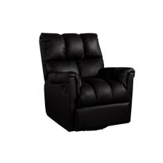 Poltrona Reclinável P- Sala Aspen Romana Zero Wall Giro E Balanço Courano Preto - Probel